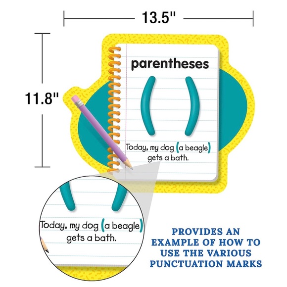 Carson Dellosa 10-Piece Punctuation Bulletin Board Set - Picture 3 of 12